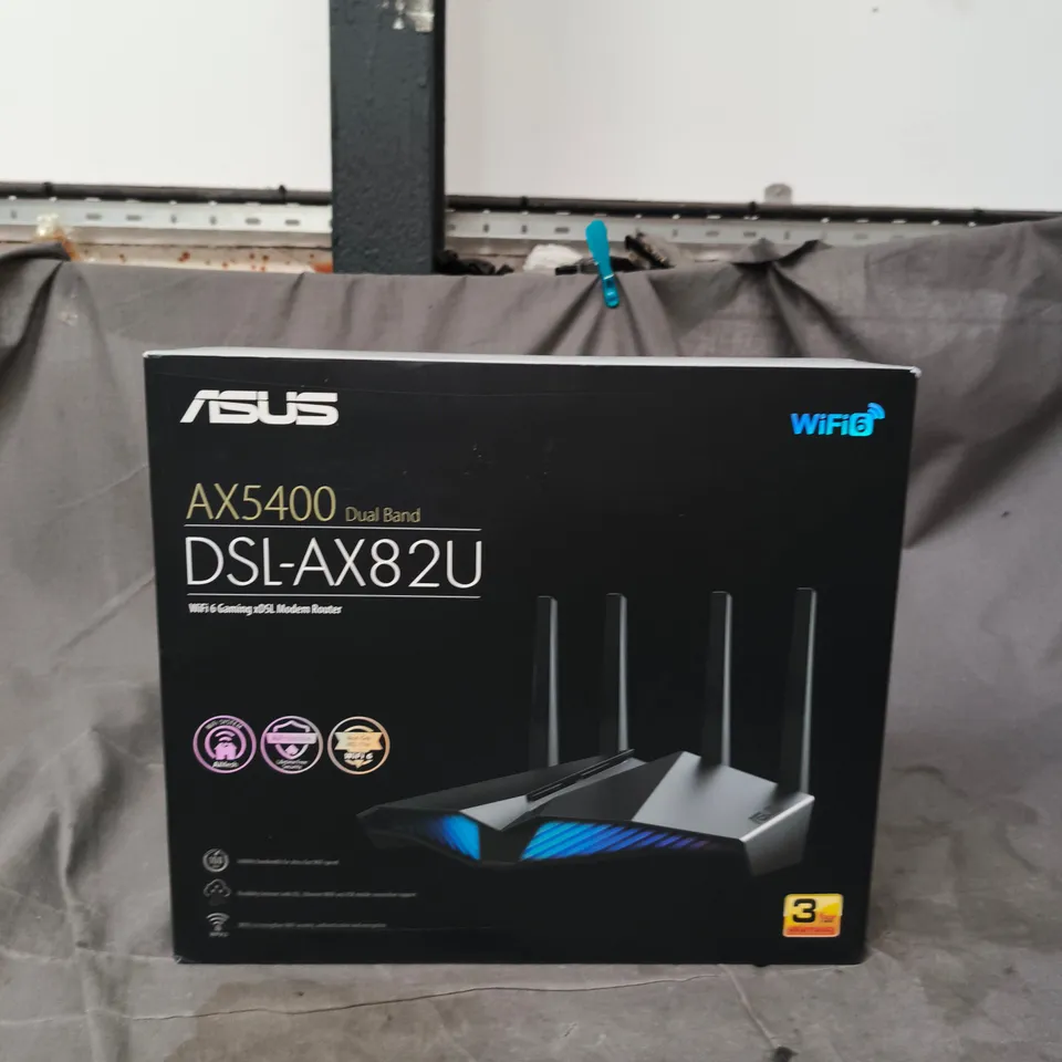 SEALED ASUS DSL-AX82U AX5400 DUAL BAND WIFI 6 MODEM ROUTER