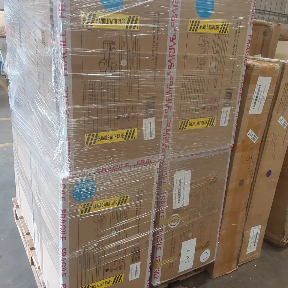 PALLET CONTAINING ASSORTED INCOMPLETE GARDEN FURNITURE SETS