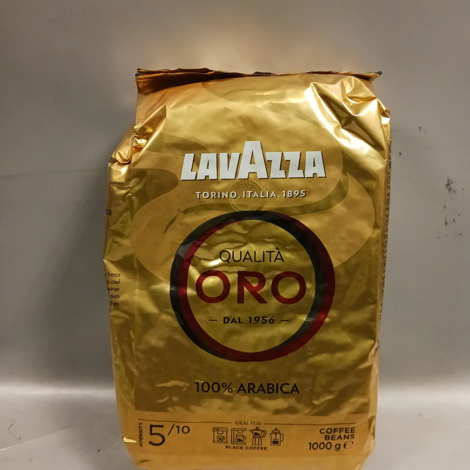 4 X SEALED LAVAZZA ORO COFFEE BEANS - 4 X 1KG