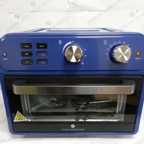 COOK'S ESSENTIAL 21-LITRE AIRFRYER OVEN IN BLUE
