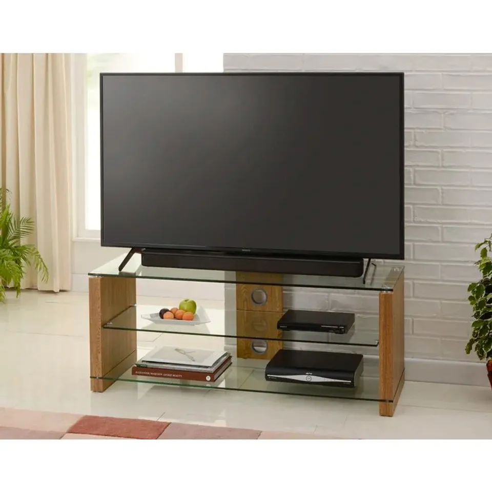 BOXED IRINNA TV STAND FOR TVS UP TO 43" - OAK (1 BOX)