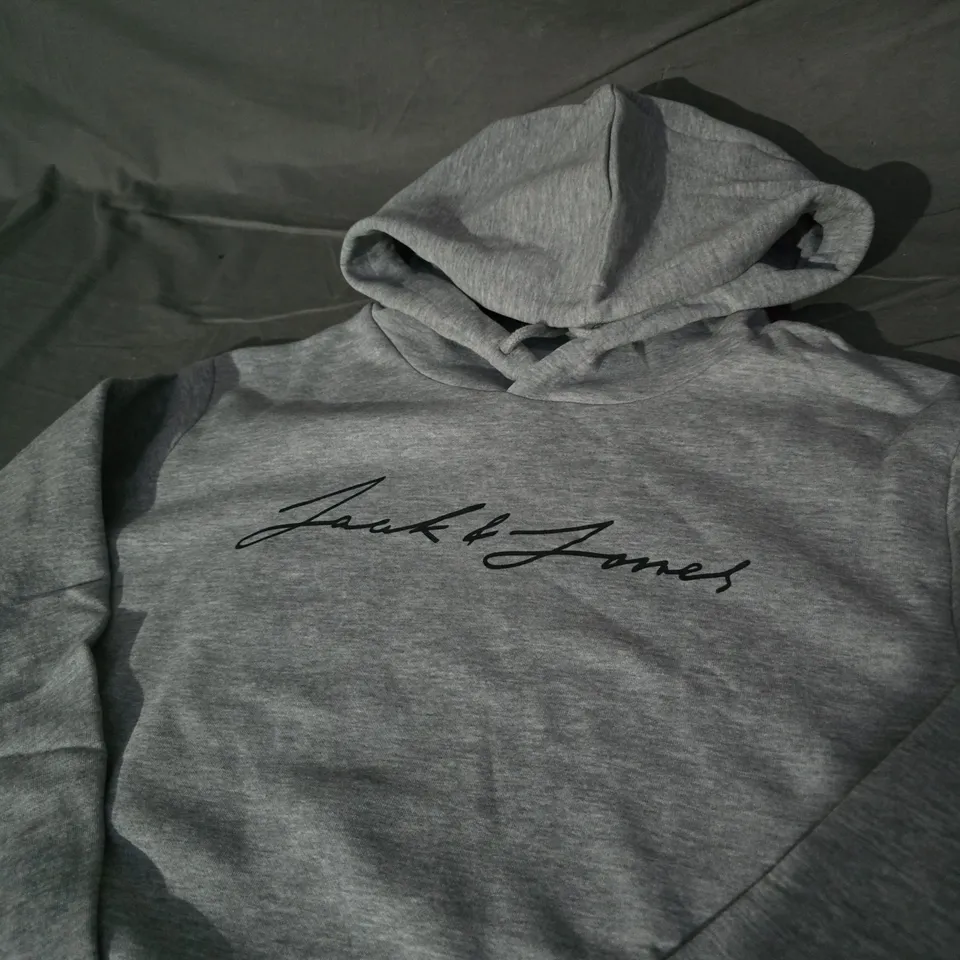 JACK & JONES HOODIE – GREY - SIZE UNSEPECIFIED