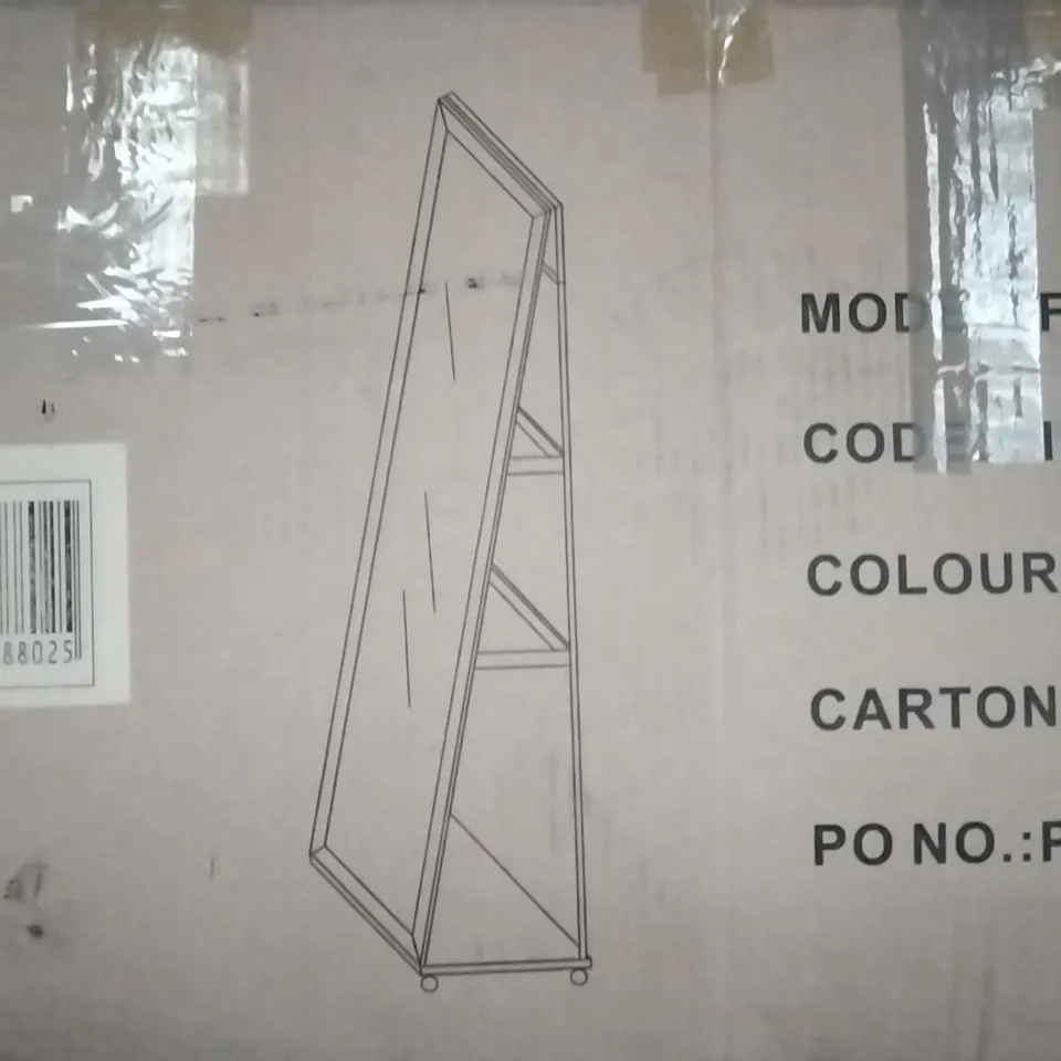 BOXED FRESCO WHITE STORAGE MIRROR WHITE 