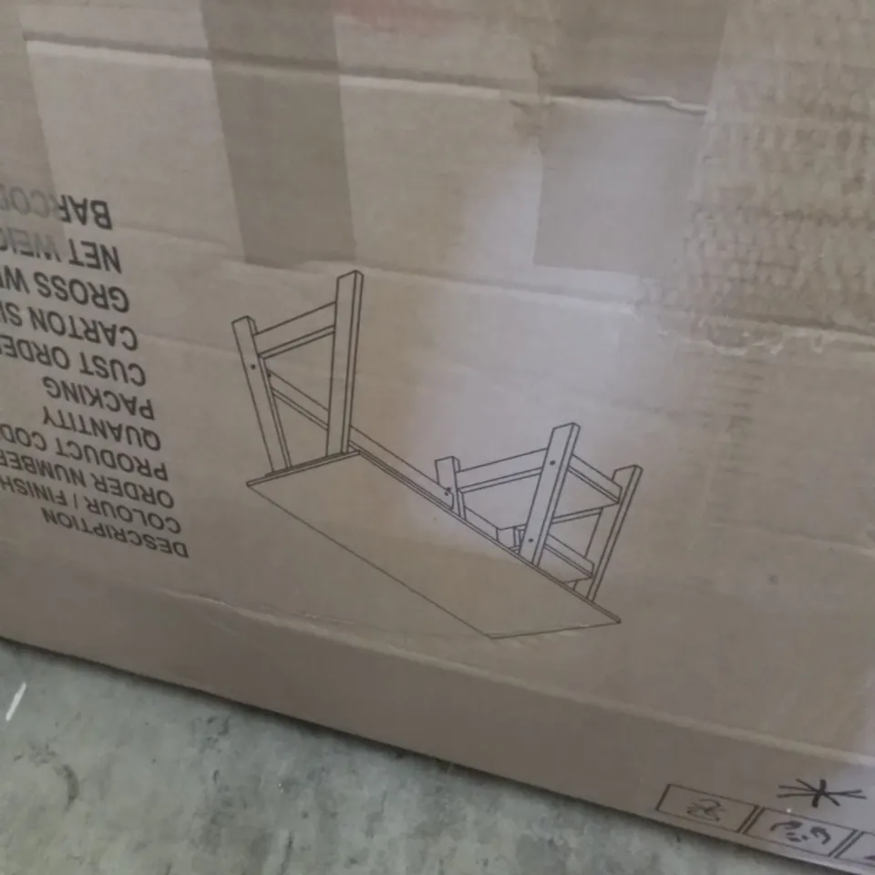 BOXED TIVA WORKSTATION - OAK EFFECT (1 BOX)
