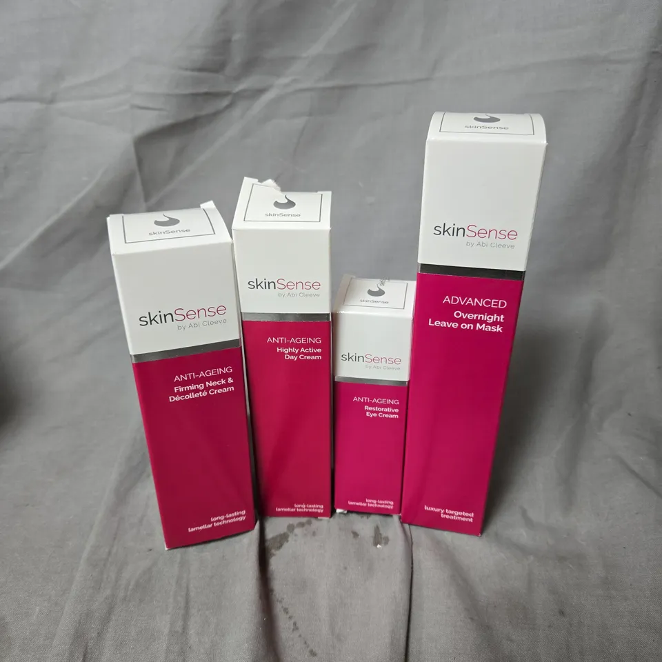 SKINSENSE BY ABI CLEEVE ANTI-AGEING SKINCARE SET – 4 PIECES