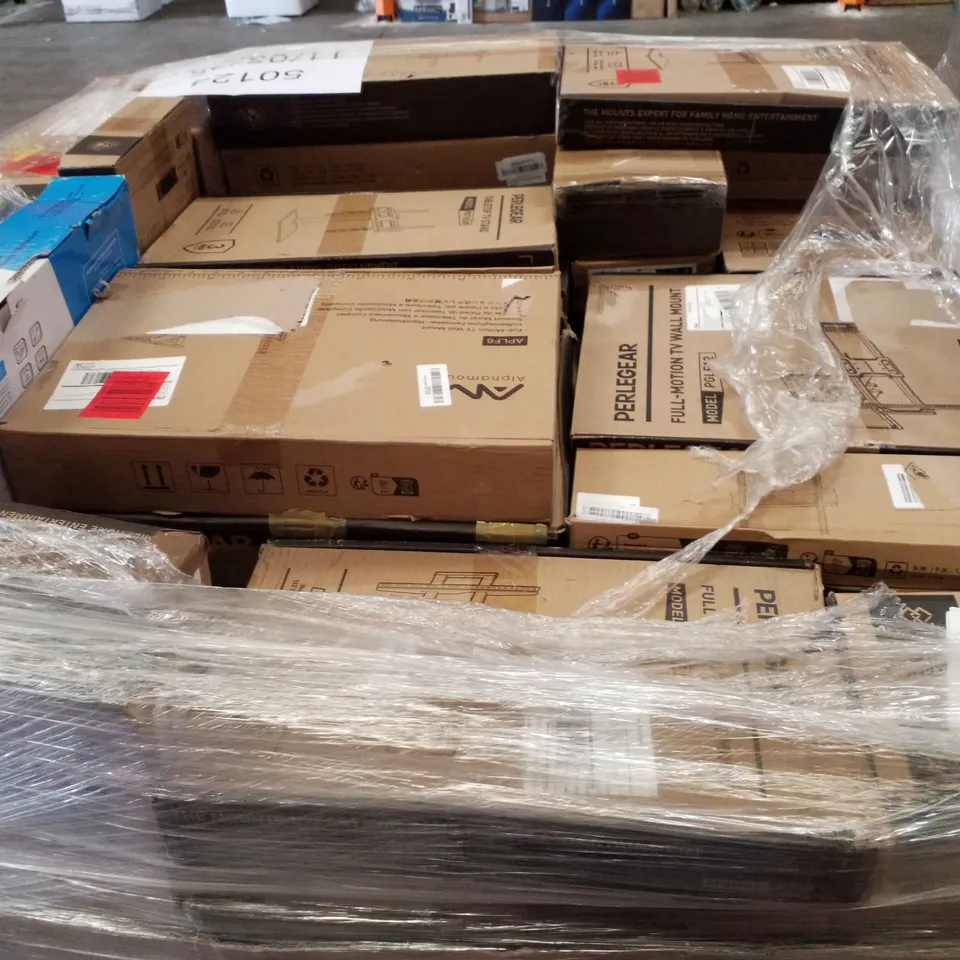 PALLET CONTAINING ASSORTED TV & MONITOR MOUNTS