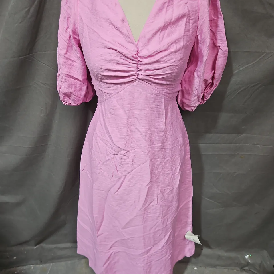 NOBODY'S CHILD ZIRA MIDI DRESS IN PINK SIZE 4