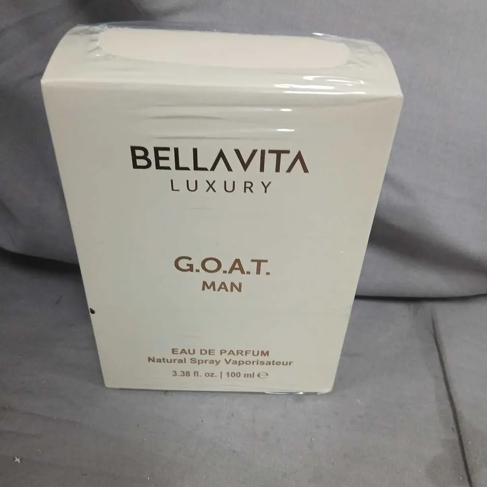 BOXED AND SEALED BELLAVITA LUXURY G.O.A.T. MAN EAU DE PARFUM 100ML