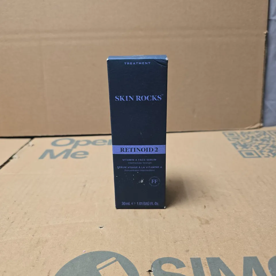 SKIN ROCKS RETINOID 2 VITAMIN A FACE SERUM 30ML BOXED