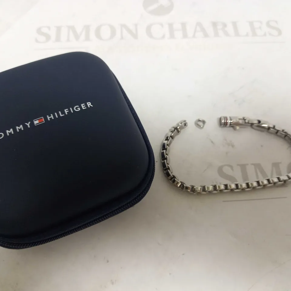 TOMMY HILFIGER STAINLESS STEEL BOX CHAIN LINK BRACELET RRP £59