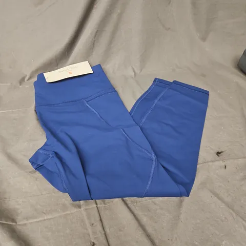 SWEATY BETTY POWER 7/8 WORKOUT LEGGINGS IN FLUX BLUE SIZE L