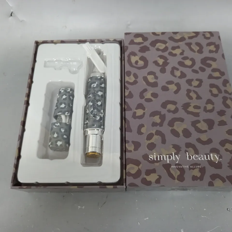 BOXED SIMPLY BEAUTY 2 IN 1 SUPER SMOOTH FACE & BROWS HAIR REMOVER