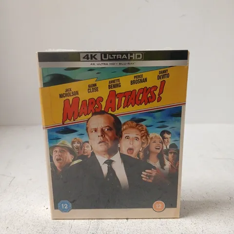 SEALED MARS ATTACKS! 4K ULTRA HD BLU-RAY