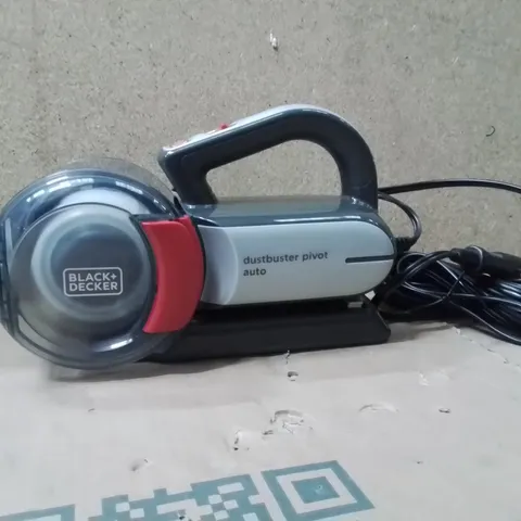 BOXED BLACK AND DECKER PV1200AV 12V PIVOT DUSTBUSTER HAND VACUUM (NOT CORDLESS)