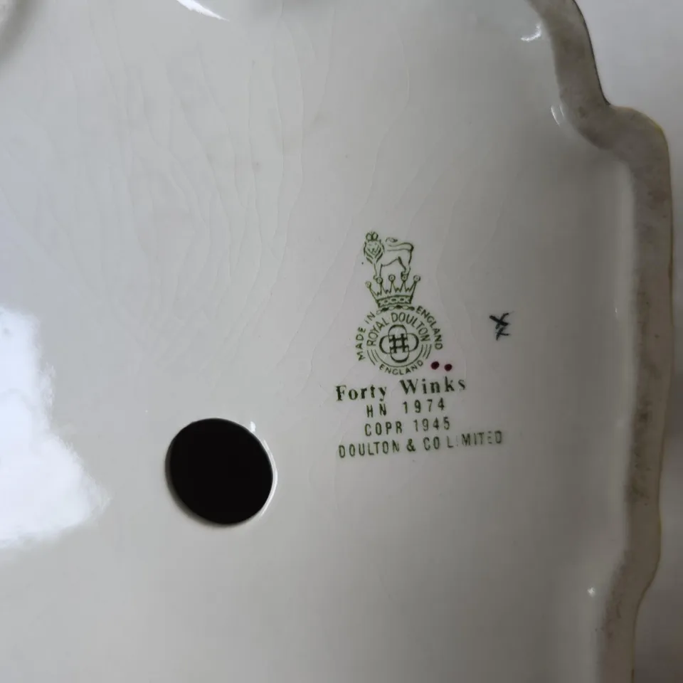ROYAL DOULTON FORTY WINKS FIGURINE – HN 1974