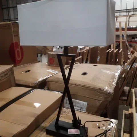 AVORY 64CM RECTANGLE METAL NARROW TABLE LAMP