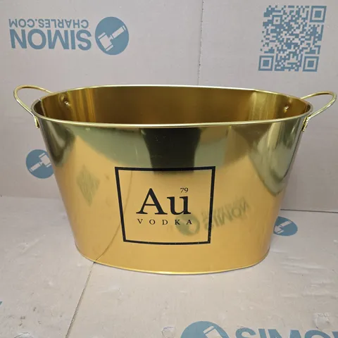AU VODKA BRANDED ICE BUCKET