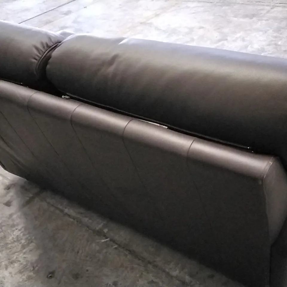 QUALITY BRITISH DESIGNED & MANUFACTURED G PLAN STRATFORD 2 SEATER SOFA CAPRI CHOCOLATE LEATHER