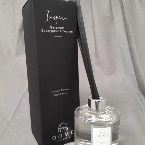 BOXED DOME INSPIRE GERANIUM, EUCALYPTUS & ORANGE REED DIFFUSER (200ML)