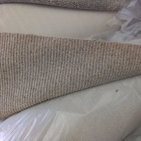 ROLL OF QUALITY PRESTIGE DESIGN RIB CARPET - APPROXIMATELY 6.95 X 5M