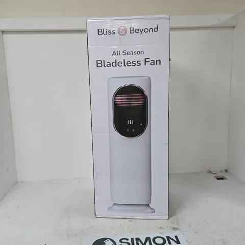 BLISS & BEYOND ALL SEASON BLADELESS FAN β BOXED