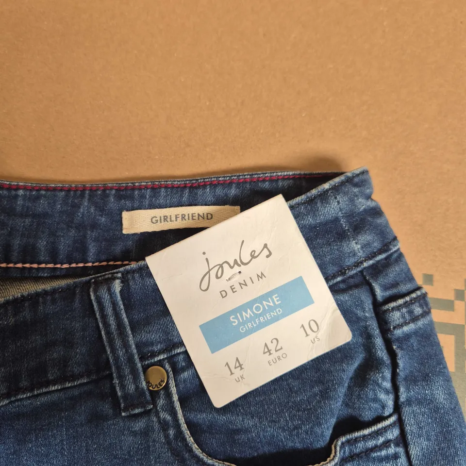 JOULES DENIM SIMONE GIRLFRIEND JEANS – UK 14 (EU 42)