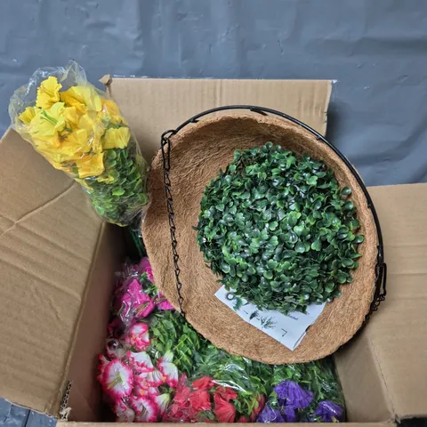 DIY FLOWER BASKET 
