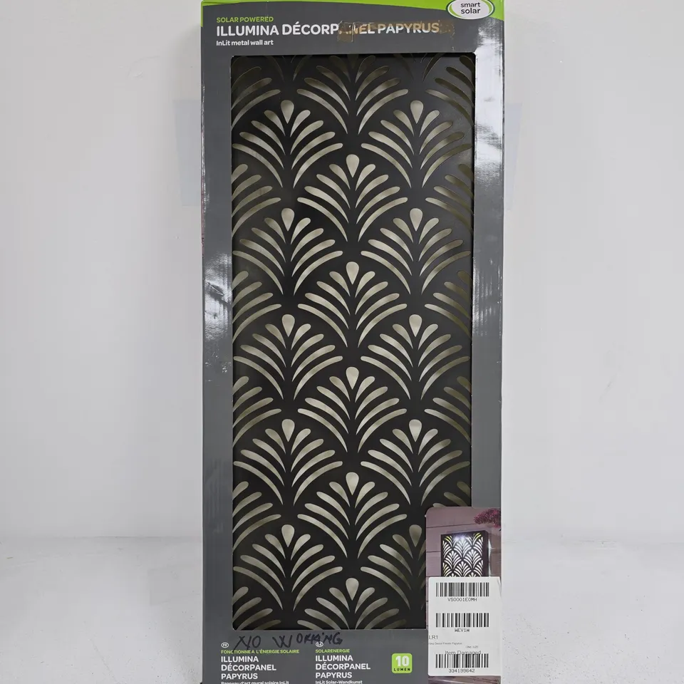 BOXED SMART SOLAR BOXED ILLUMINA DECORPANEL PAPYRUS