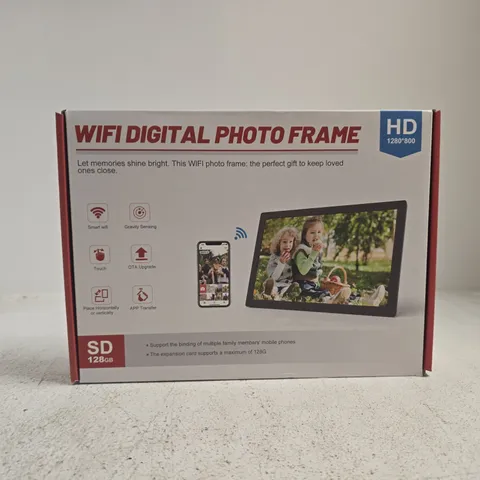 WIFI DIGITAL PHOTO FRAME – BOXED