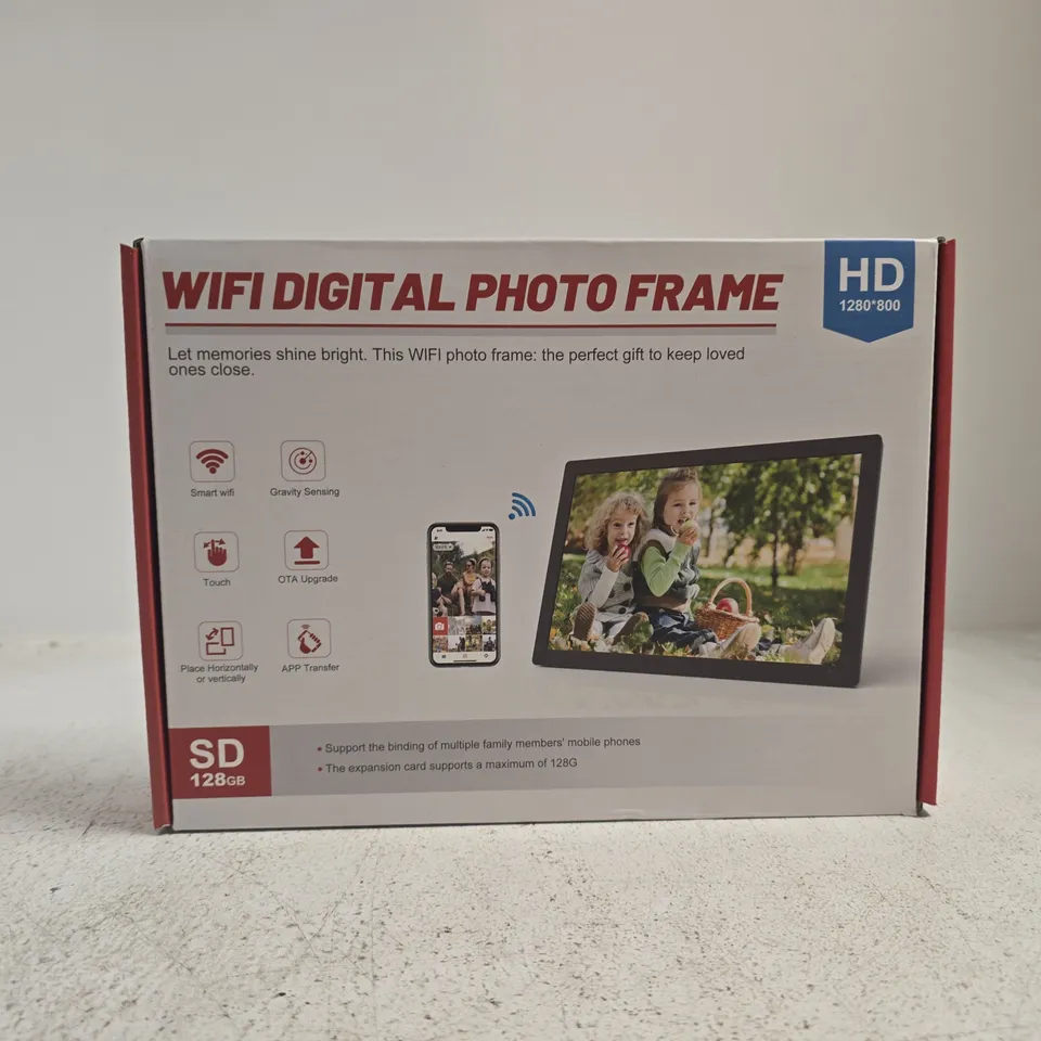 WIFI DIGITAL PHOTO FRAME – BOXED