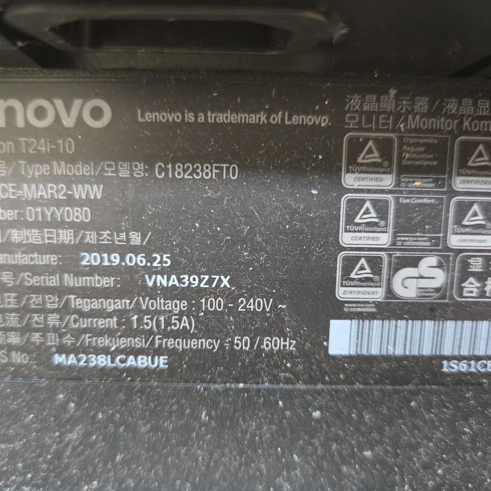 LENOVO THINKVISION T24I-10 MONITOR
