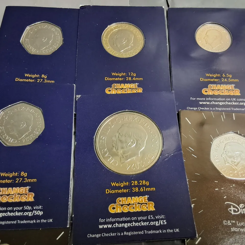LOT OF 11 ASSORTED UK DENOMINATION COLLECTORS COINS FROM VARIOUS BRANDS