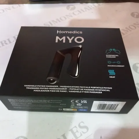 BOXED HOMEDICS MYO HANDHELD PHYSIO MASSAGER