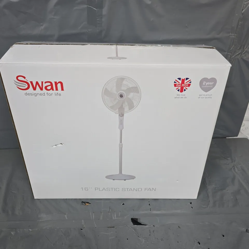 SWAN FREESTANDING STAND FAN - WHITE 