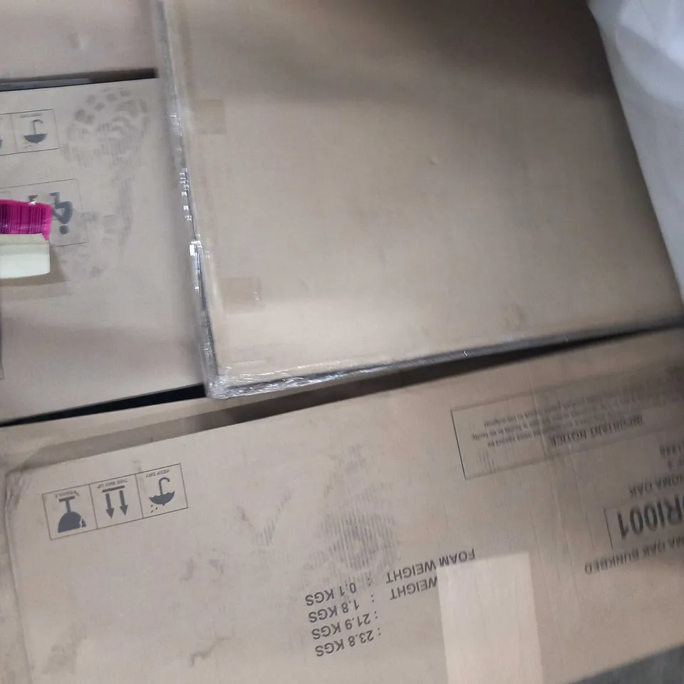 BOXED COOKSON STANDARD 3FT BUNK BED(4 BOXES) WITH TWO BAGGED JULIAN BOWEN PREMIER 3FT MATTRESSES