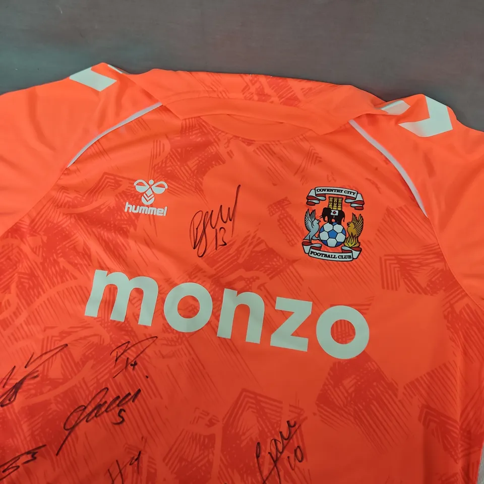 COVENTRY CITY FC 25/26 AWAY FOOTBALL SHIRT – SIGNED 