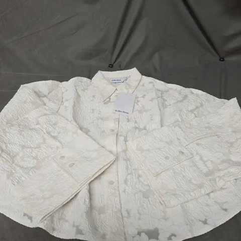 OTHER STORIES OVERSIZED CROP SHIRT SIZE 10