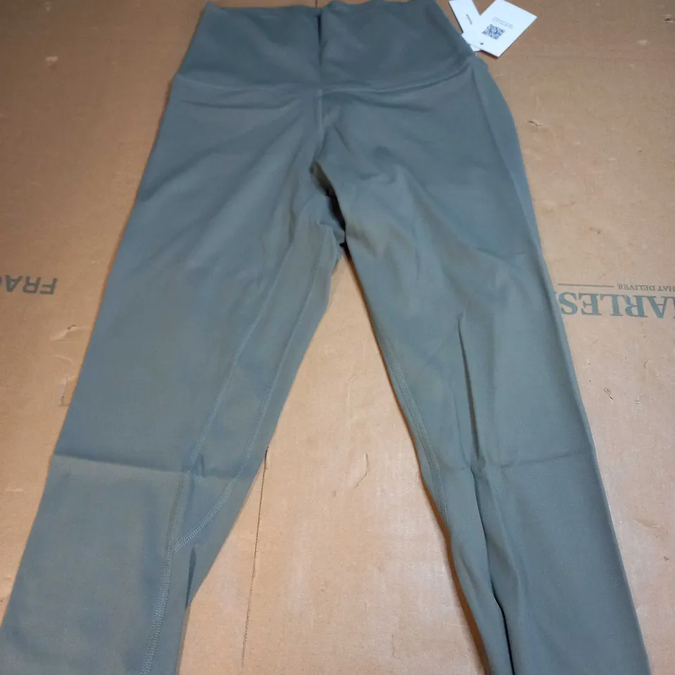 ANOTHER VERSION #SHESWEARINGAV KHAKI GYM LEGGINS - MEDIUM