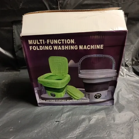 PURPLE MULTI-FUNCTION FOLDING WASHING MACHINE – PORTABLE 