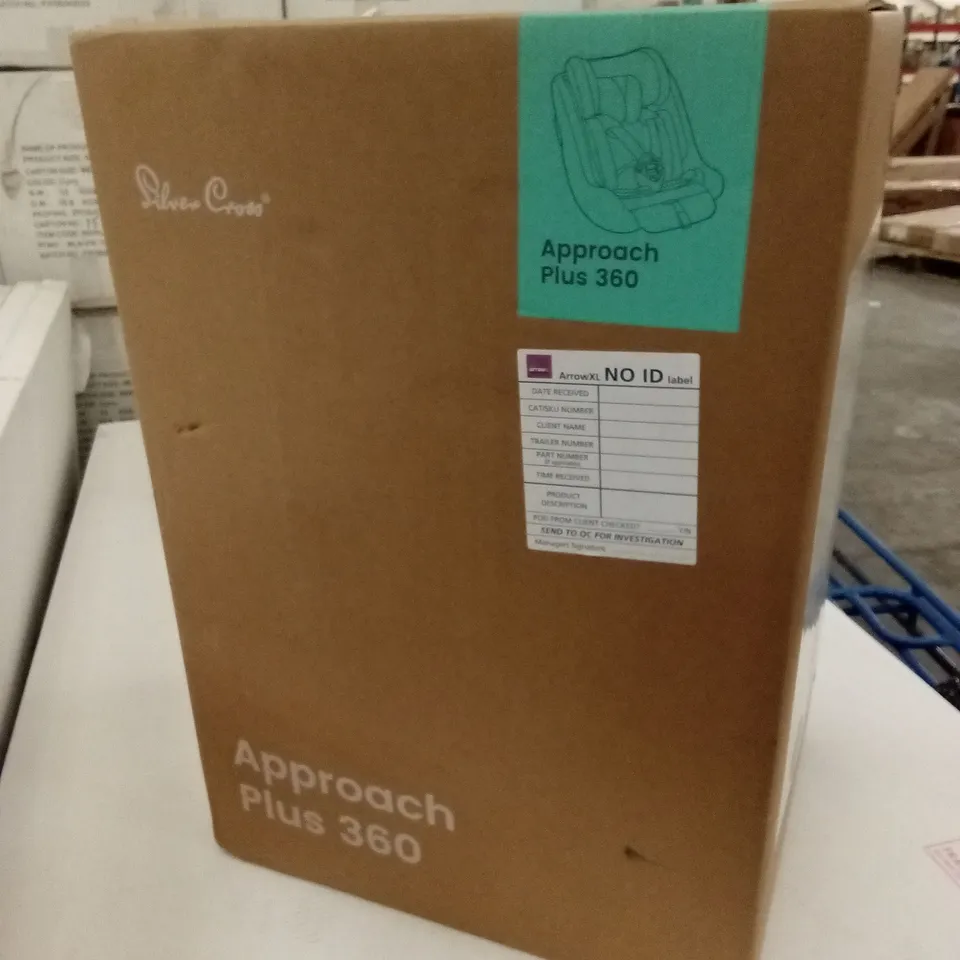 BOXED SILVER CROSS APPROACH PLUS 360 CHILD CAR SEAT - NATURAL TAUPE 