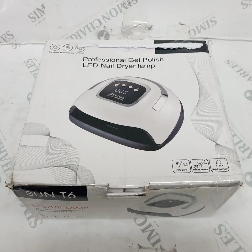 BOXED PROFESSIONAL GEL POLISH LED NAIL DRYER LAMP