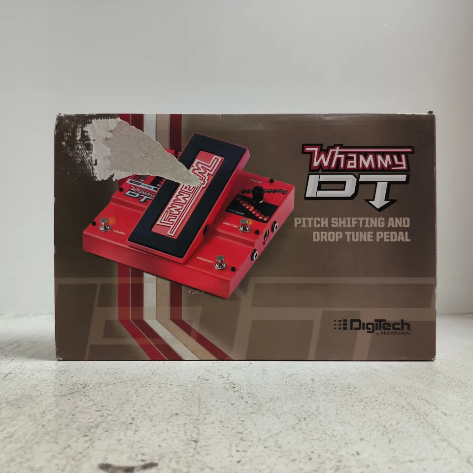 BOXED DIGITECH WHAMMY DT PITCH SHIFTING & DROP TUNE PEDAL