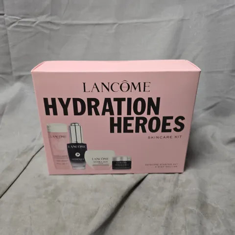 BOXED AND SEALED LANCOME HYDRATION HEROES SKINCARE KIT