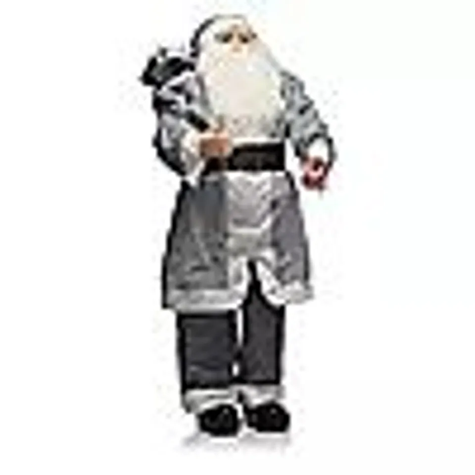 FESTIVE 4FT PRE LIT STANDING SANTA