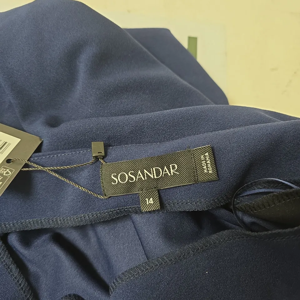SOSANDAR NAVY DRESS – UK SIZE 14