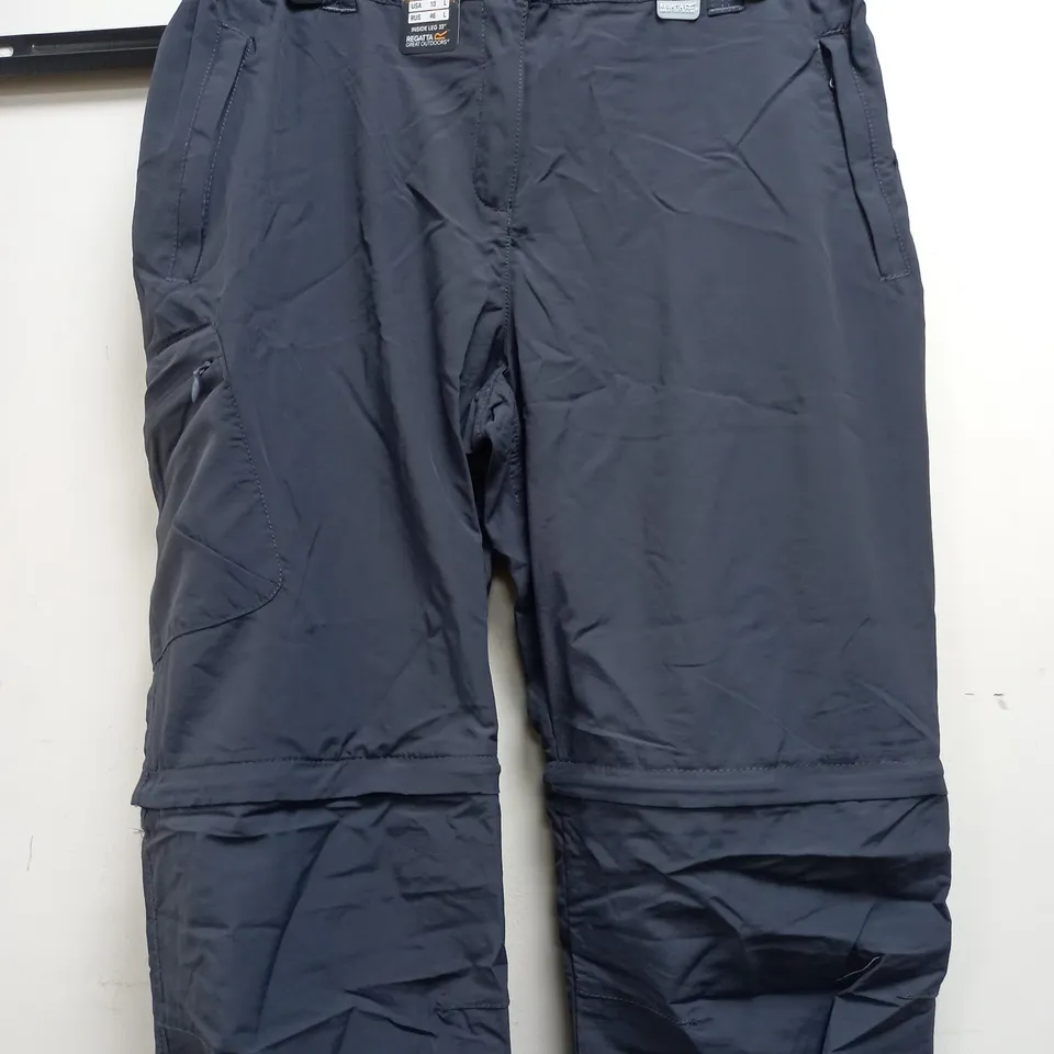 REGATTA CHASKA TROUSERS II IN SEAL GREY - UK 14