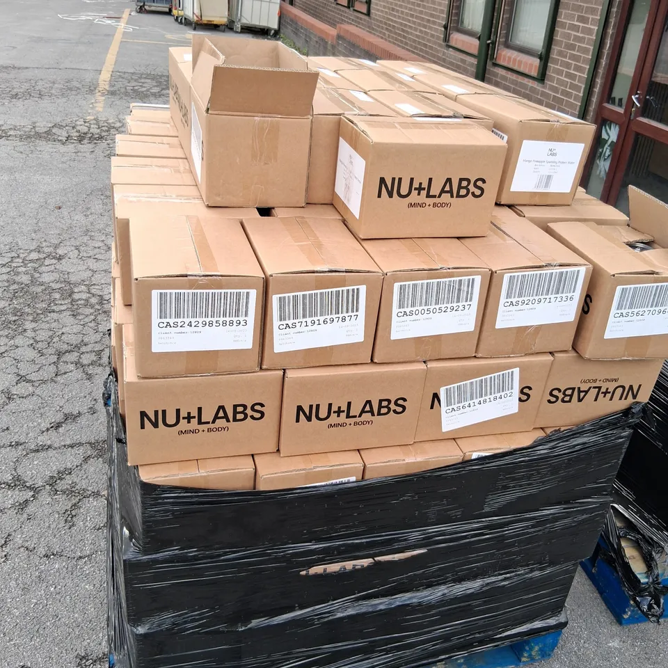PALLET OF APPROXIMATELY 1500 CANS OFASSORTED NU+ LABS 330ML