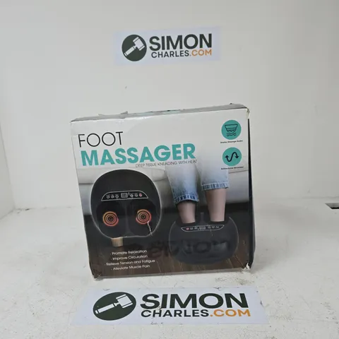 FOOT MASSAGER – DEEP TISSUE KNEADING WITH HEAT