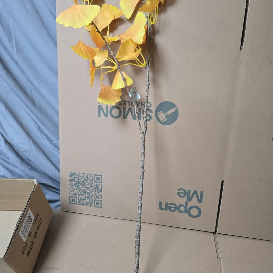 12X GISELA GRAHAM FAUX FLOWER ORANGE 