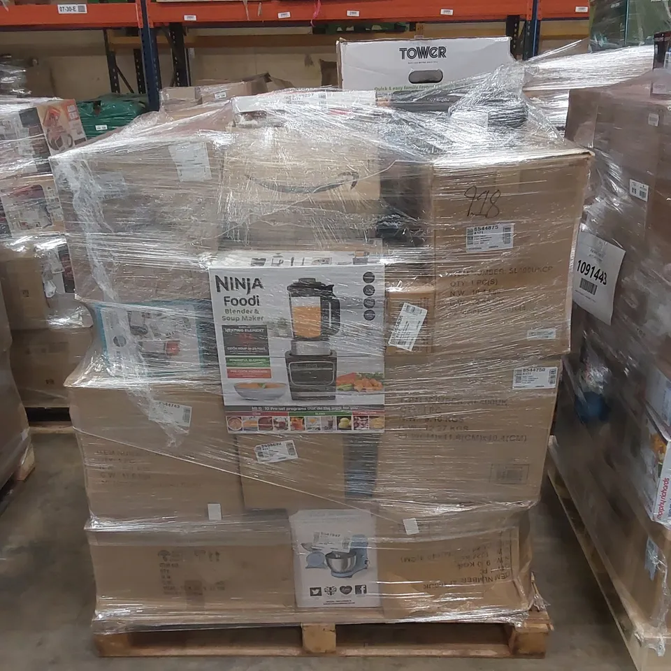 PALLET OF APPROXIMATELY 28 UNPROCESSED RAW RETURN HOUSEHOLD AND ELECTRICAL GOODS TO INCLUDE;